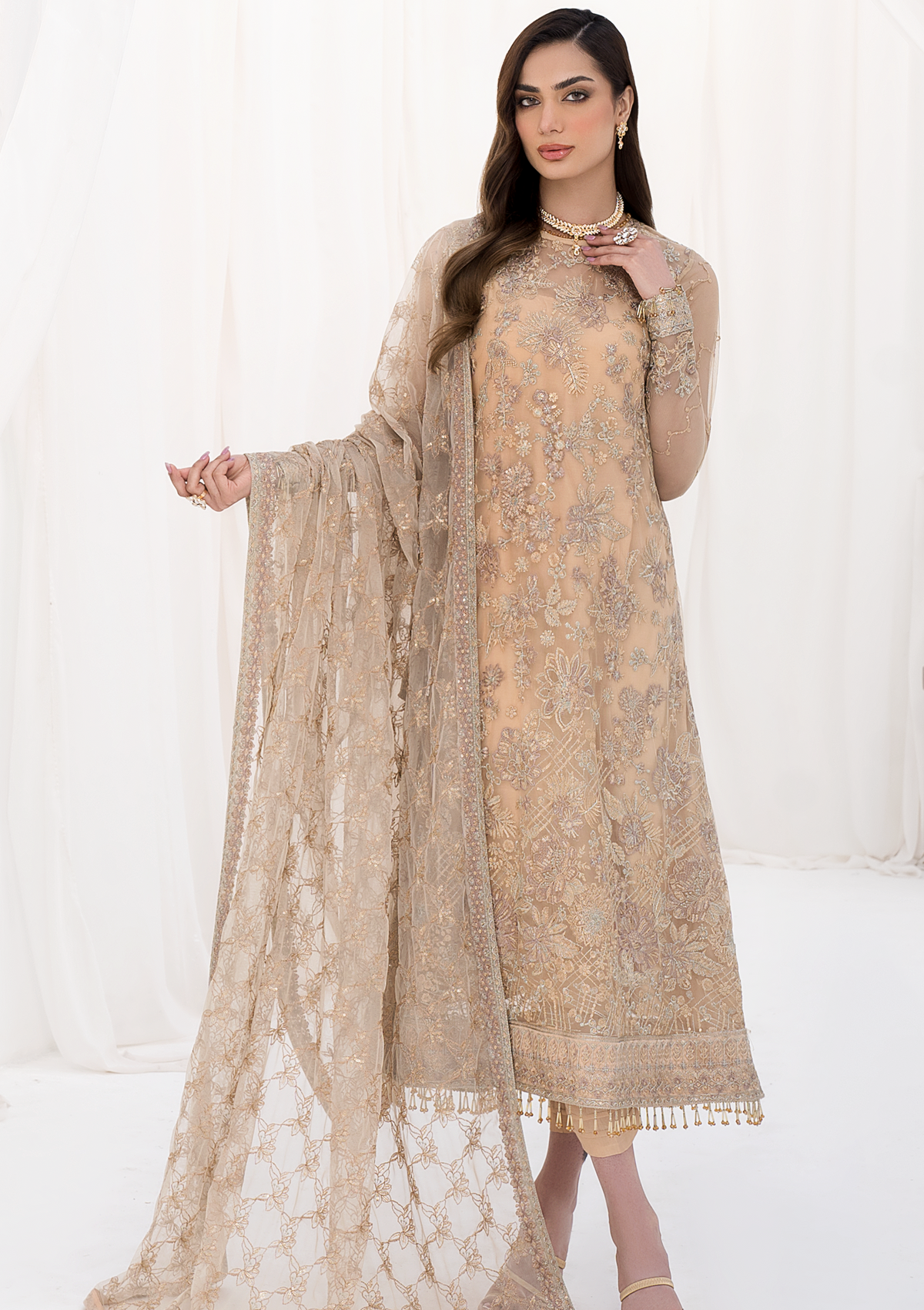 Formal Collection - Zarif - La Celeste - Luxury - ZLC#07 (SAND GLOW)