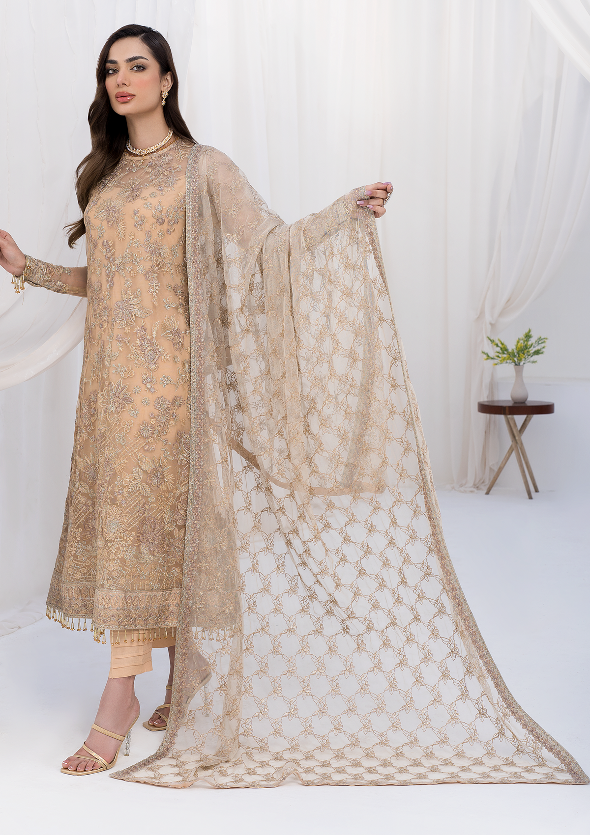 Formal Collection - Zarif - La Celeste - Luxury - ZLC#07 (SAND GLOW)