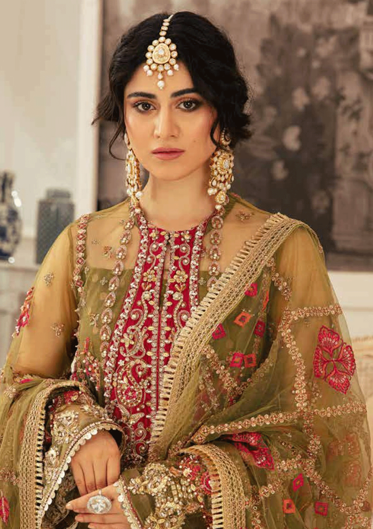 Formal Dress - Ezra - Wedding - EZR#1 - Naaz - Official Ezra - Agha Fabrics UK