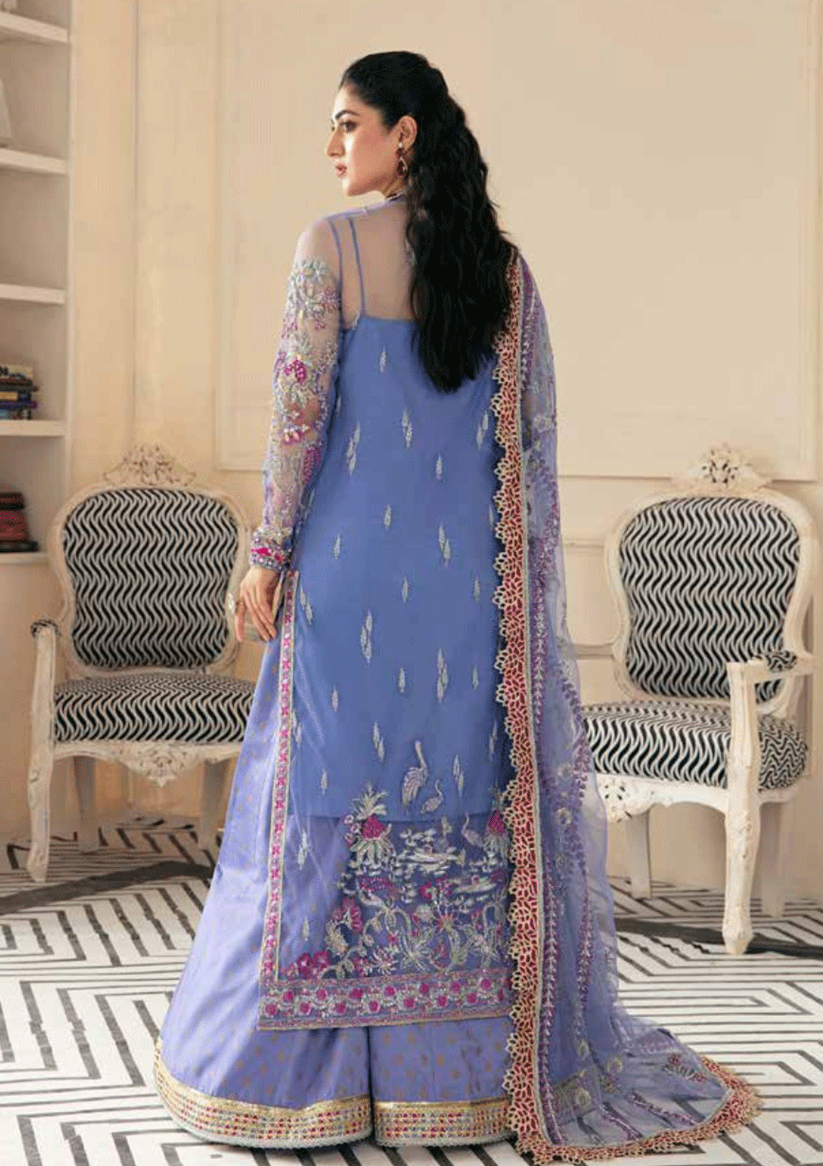 Formal Dress - Ezra - Wedding - EZR#2 - Afrozeh - Official Ezra - Agha Fabrics UK