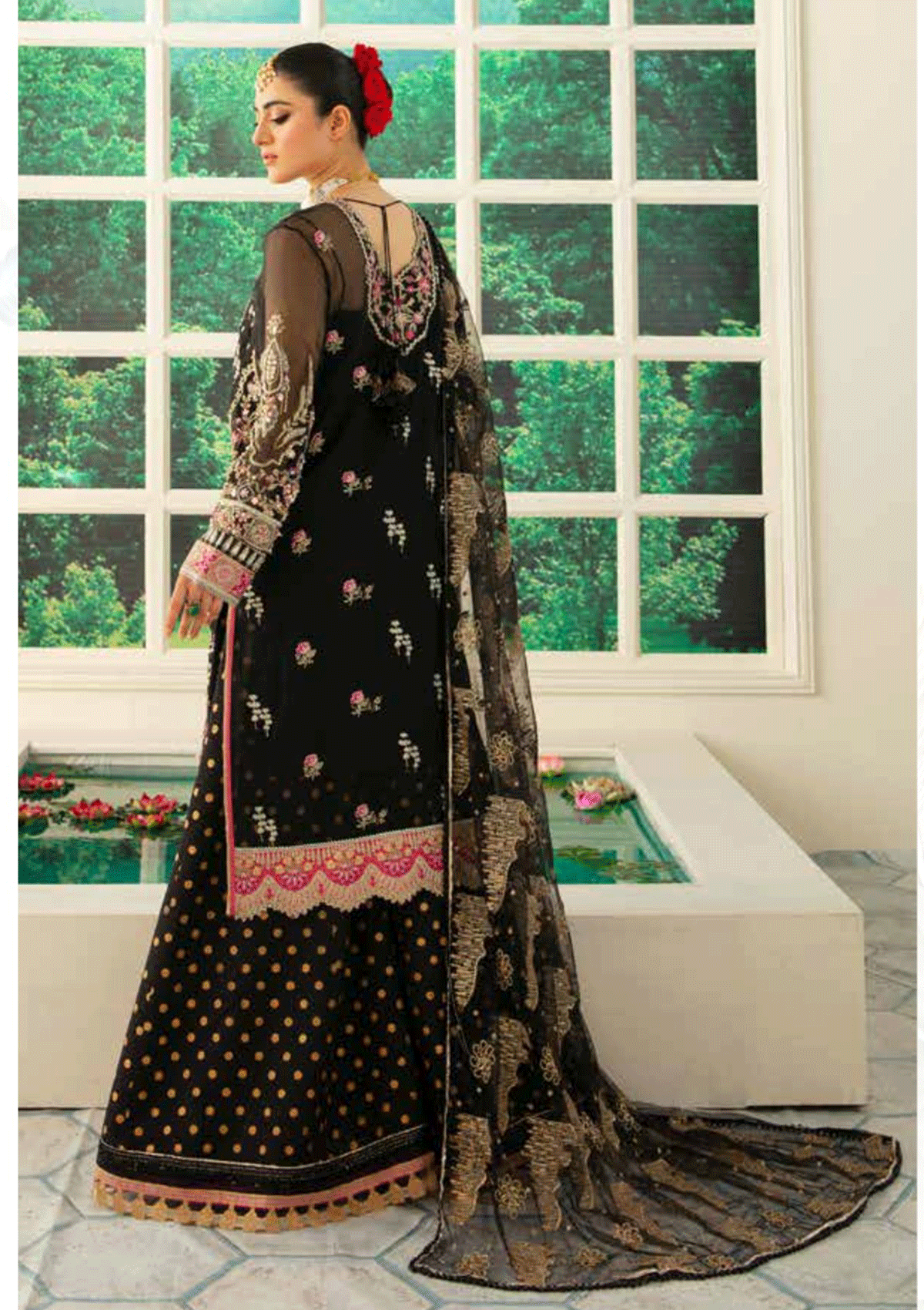 Formal Dress - Ezra - Wedding - EZR#5 - Marjaan - Official Ezra - Agha Fabrics UK