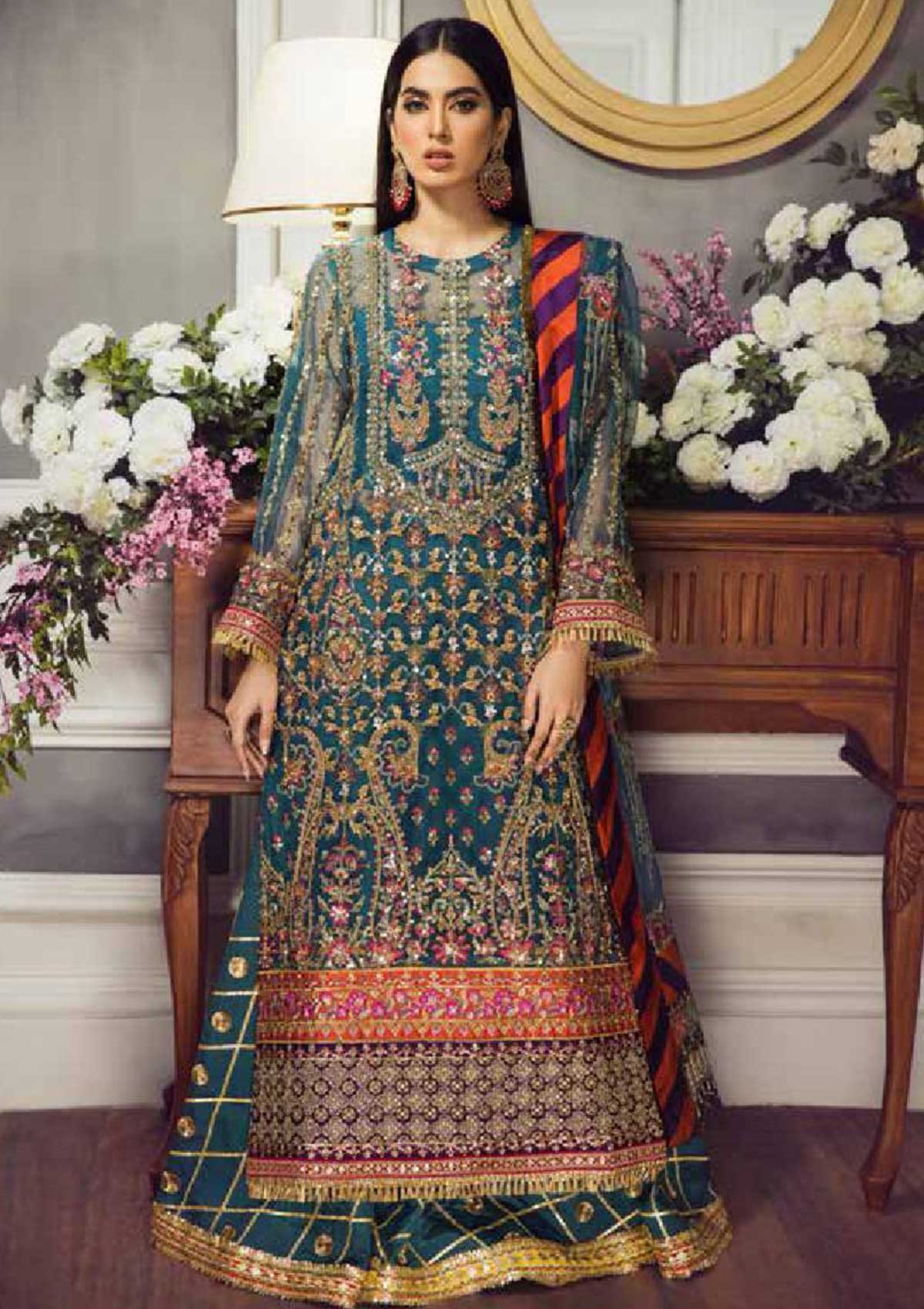 Formal Dress - Ezra - Wedding - Neelum - EZ#04 - Official Ezra - Agha Fabrics UK