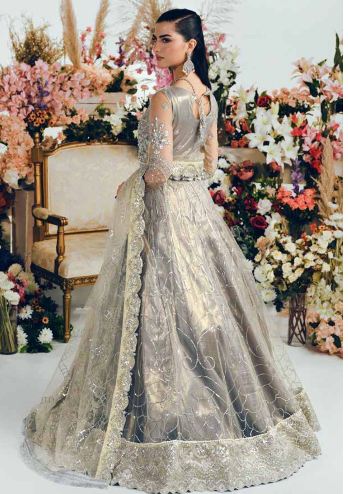 Formal Dress - Freesia - Tresor - Bridal - MBM#0038 (LATE SUMMER) - Official Freesia Premium - Agha Fabrics UK