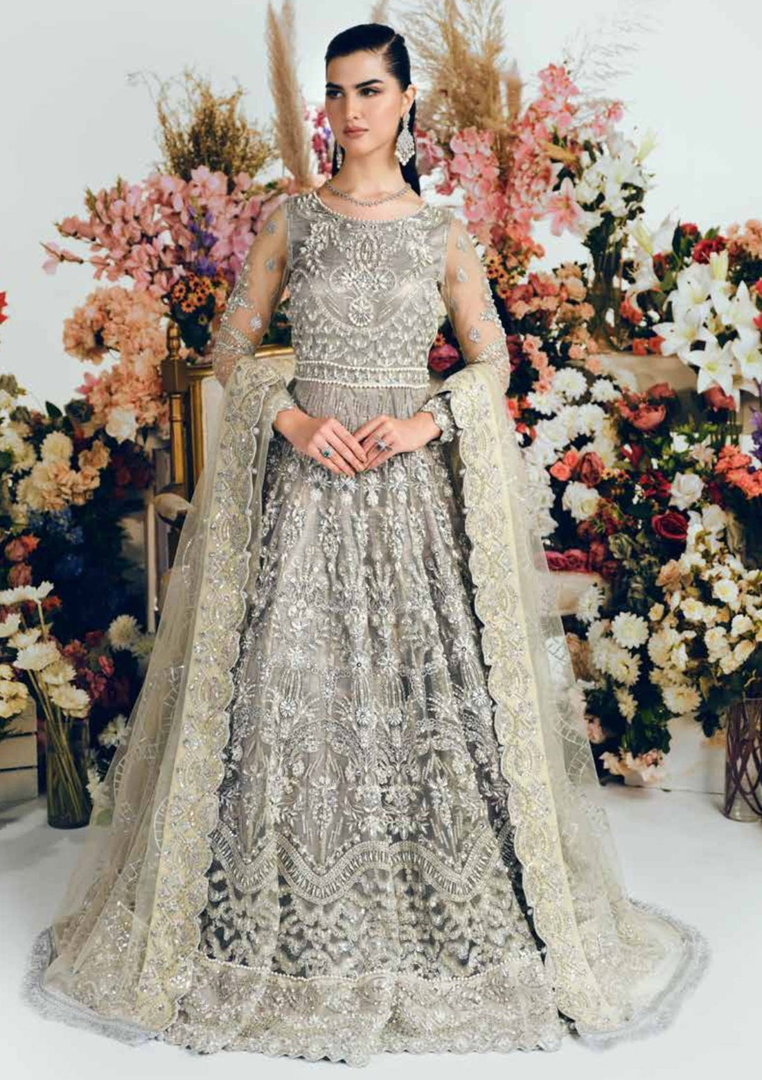 Formal Dress - Freesia - Tresor - Bridal - MBM#0038 (LATE SUMMER) - Official Freesia Premium - Agha Fabrics UK