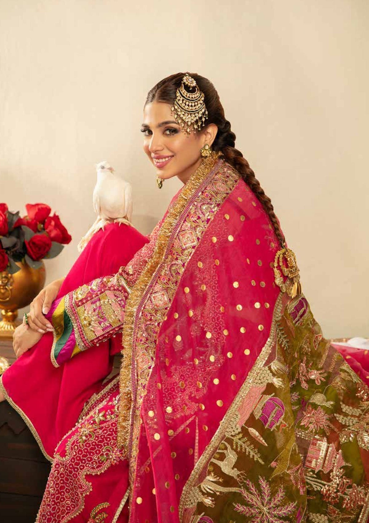 Formal Dress - Maryam Hussain - Gulab - Wedding - Bano - Official Maryam Hussain - Agha Fabrics UK