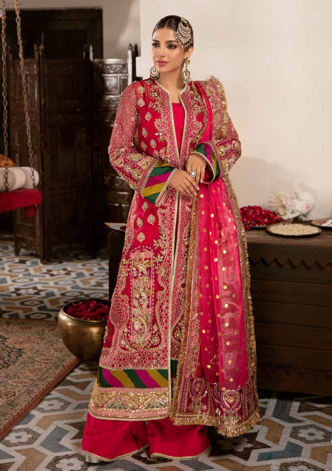 Formal Dress - Maryam Hussain - Gulab - Wedding - Bano - Official Maryam Hussain - Agha Fabrics UK