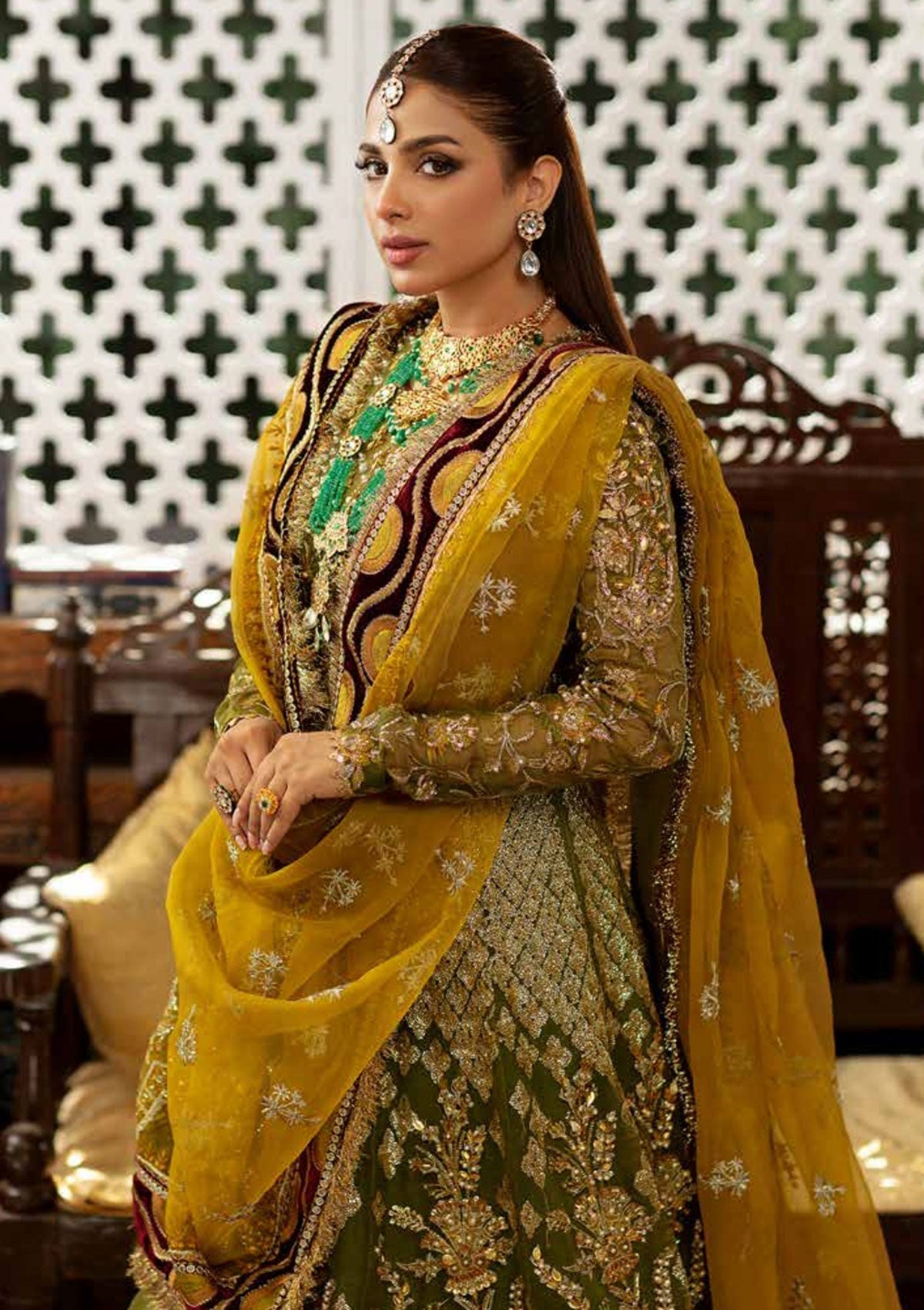 Formal Dress - Maryam Hussain - Gulab - Wedding - Mehndi