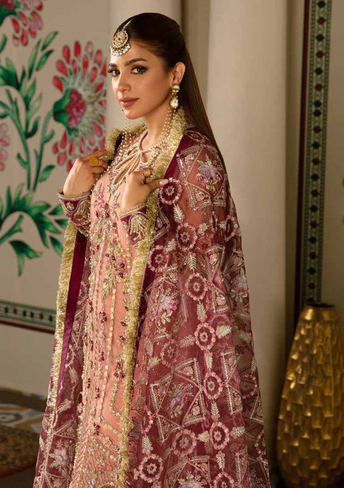 Formal Dress - Maryam Hussain - Gulab - Wedding - Mehr - Official Maryam Hussain - Agha Fabrics UK