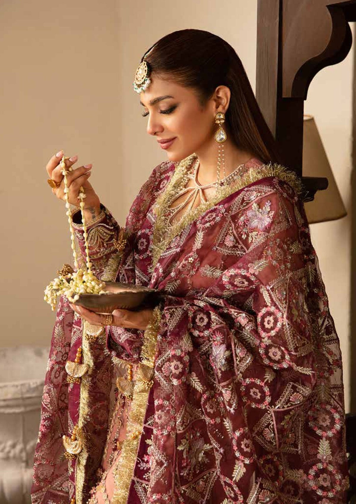 Formal Dress - Maryam Hussain - Gulab - Wedding - Mehr - Official Maryam Hussain - Agha Fabrics UK