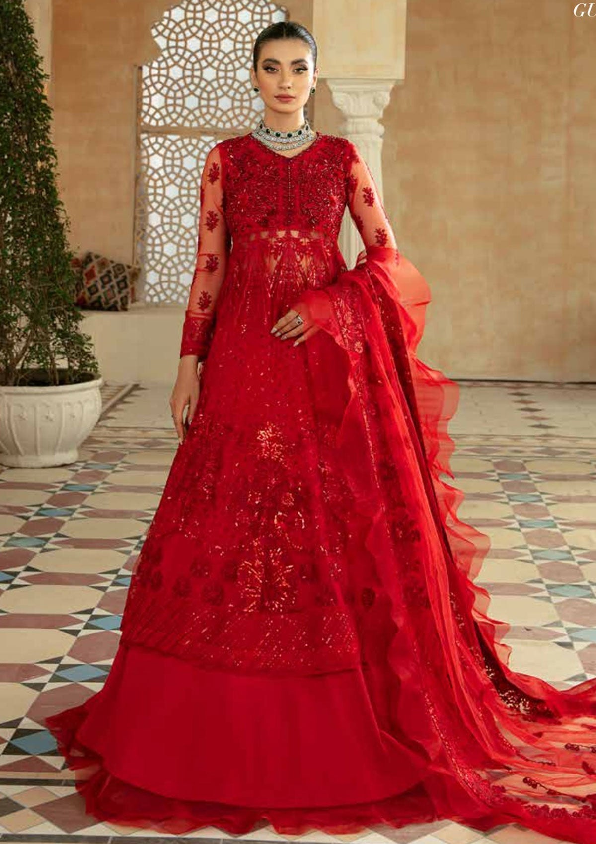 Formal Dress - Maryam Hussain - Marwa - Festive - GULAAB - Official Maryam Hussain - Agha Fabrics UK