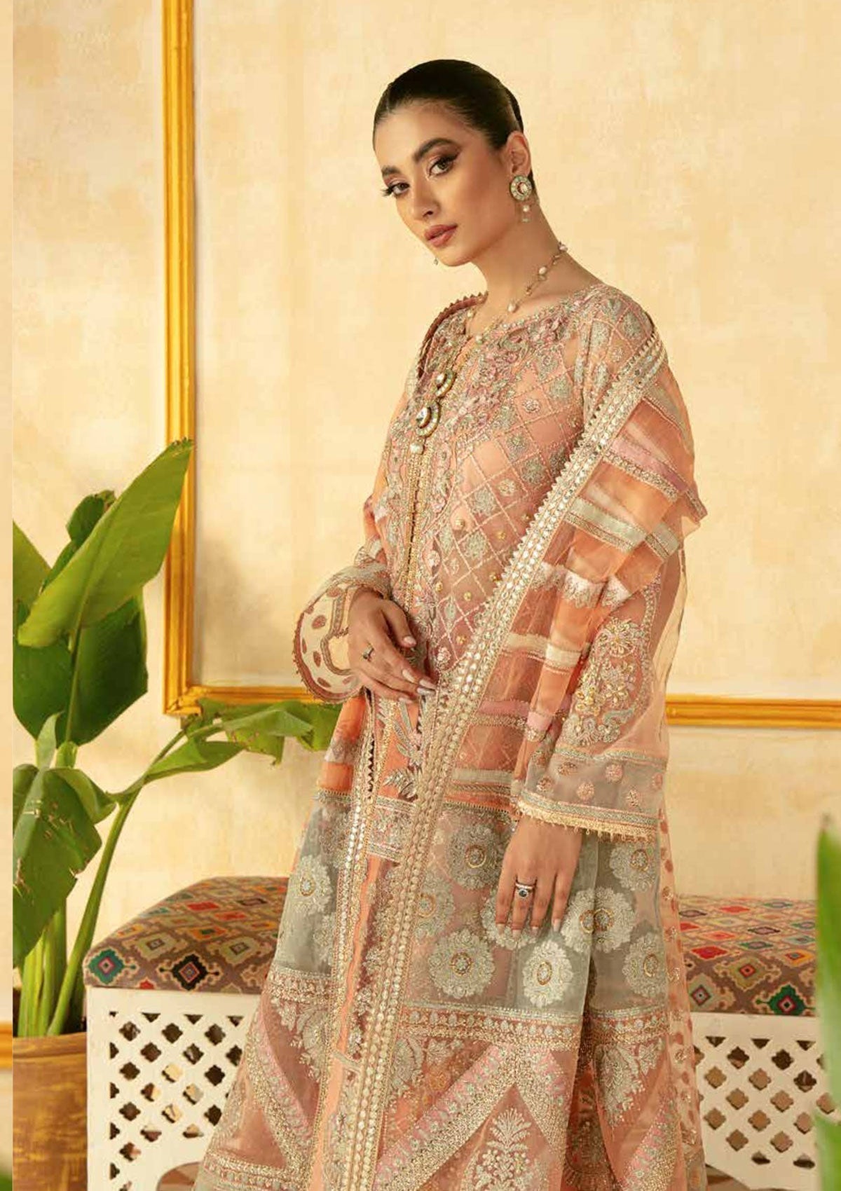 Formal Dress - Maryam Hussain - Marwa - Festive - MEHAK - Official Maryam Hussain - Agha Fabrics UK