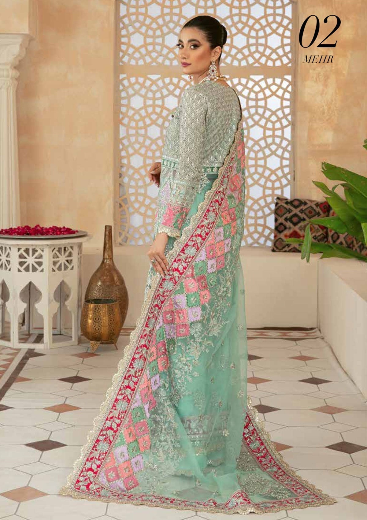 Formal Dress - Maryam Hussain - Marwa - Festive - MEHR - Official Maryam Hussain - Agha Fabrics UK