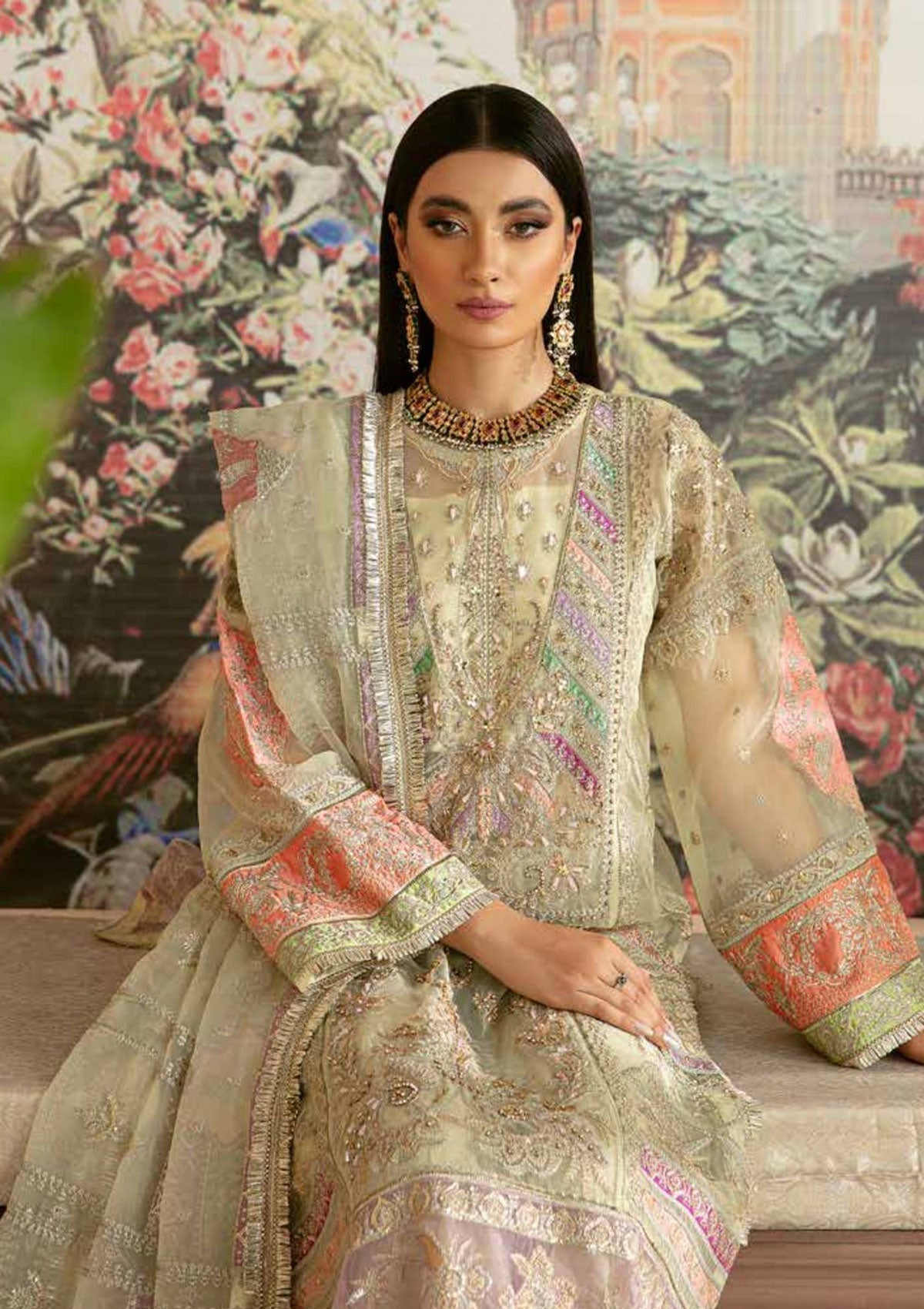 Formal Dress - Maryam Hussain - Marwa - Festive - NAAZ - Official Maryam Hussain - Agha Fabrics UK