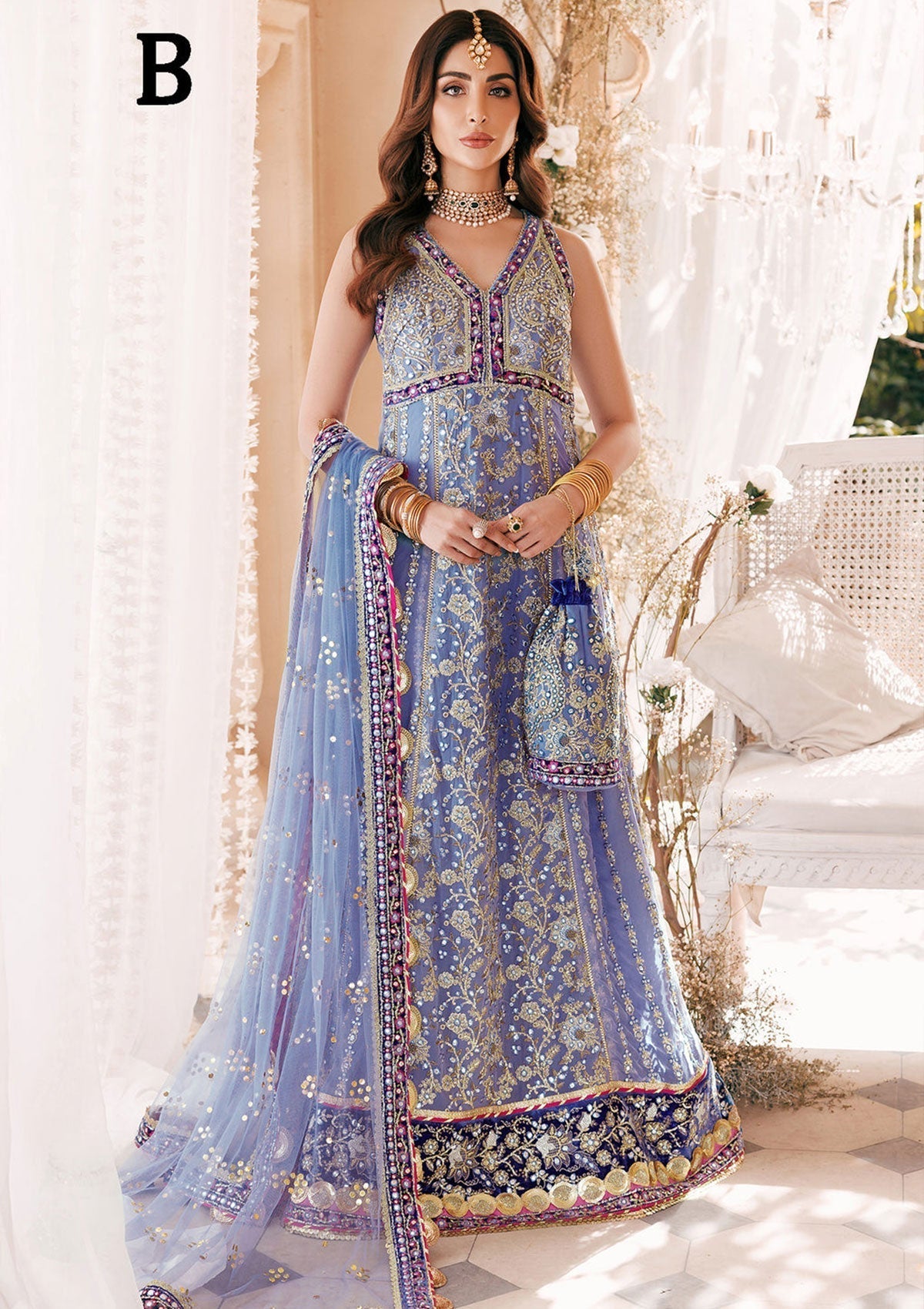 Formal Dress - Noor - Saadia Asad - Wedding - NSA#02 - Official Noor by Saadia Asad - Agha Fabrics UK