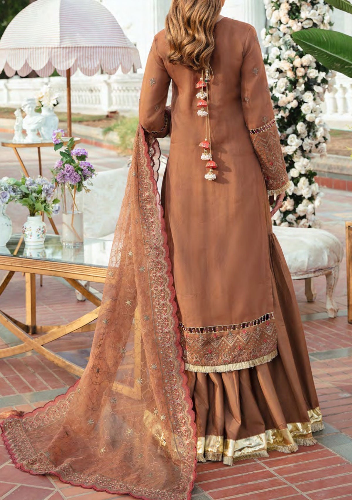 Formal Dress - Salitex - Retro Luxury Chiffon - HC#00031 (Glistening Sand)