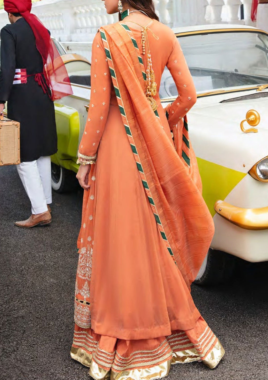 Formal Dress - Salitex - Retro Luxury Chiffon - HC#00033 (Amber)