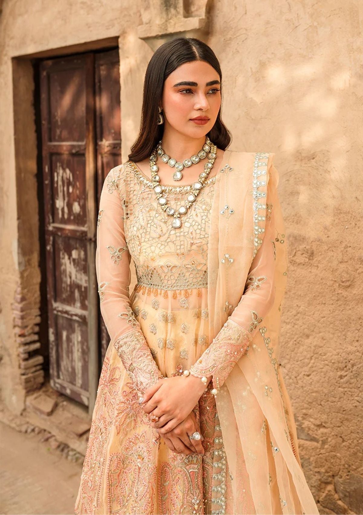 Formal Dress - Vitalia - Trousseau - Hazel - D#7 - Official Vitalia - Agha Fabrics UK