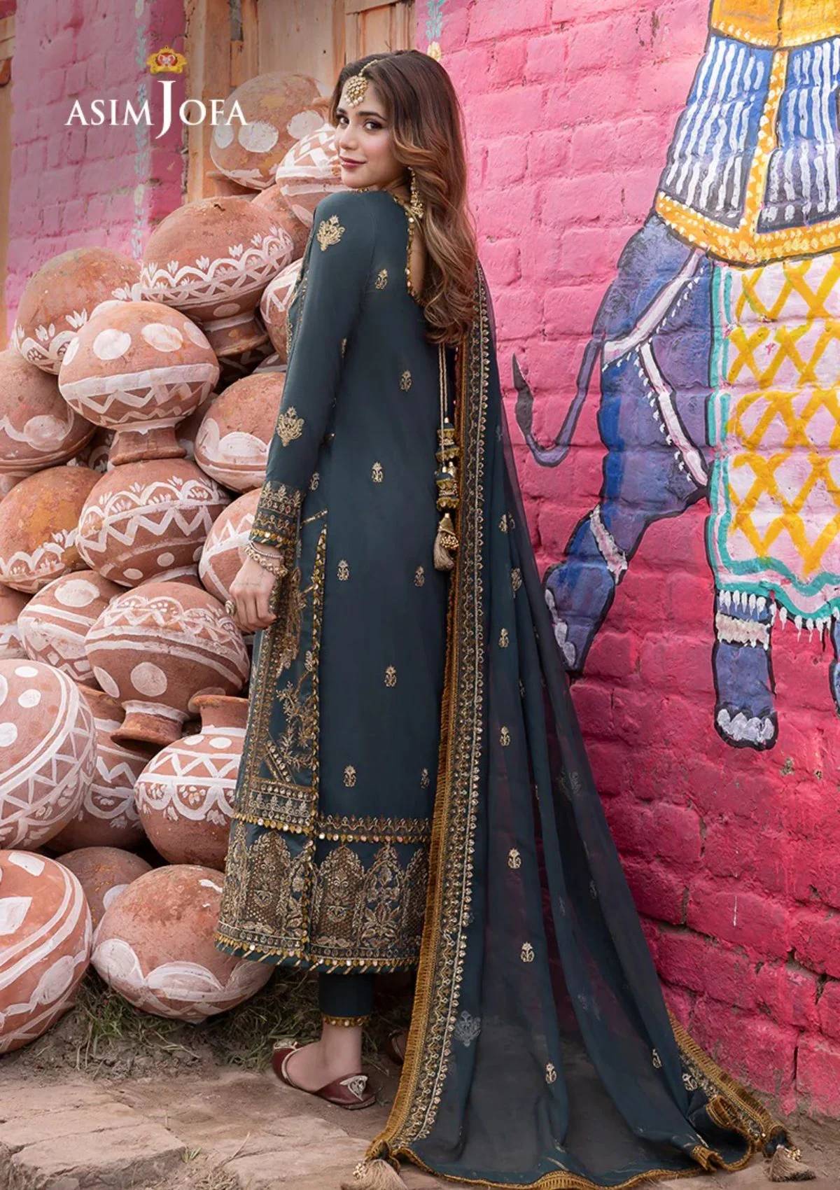 Formal Collection - Asim Jofa - Abresham - AJAB#07 - Official Asim Jofa - Agha Fabrics UK