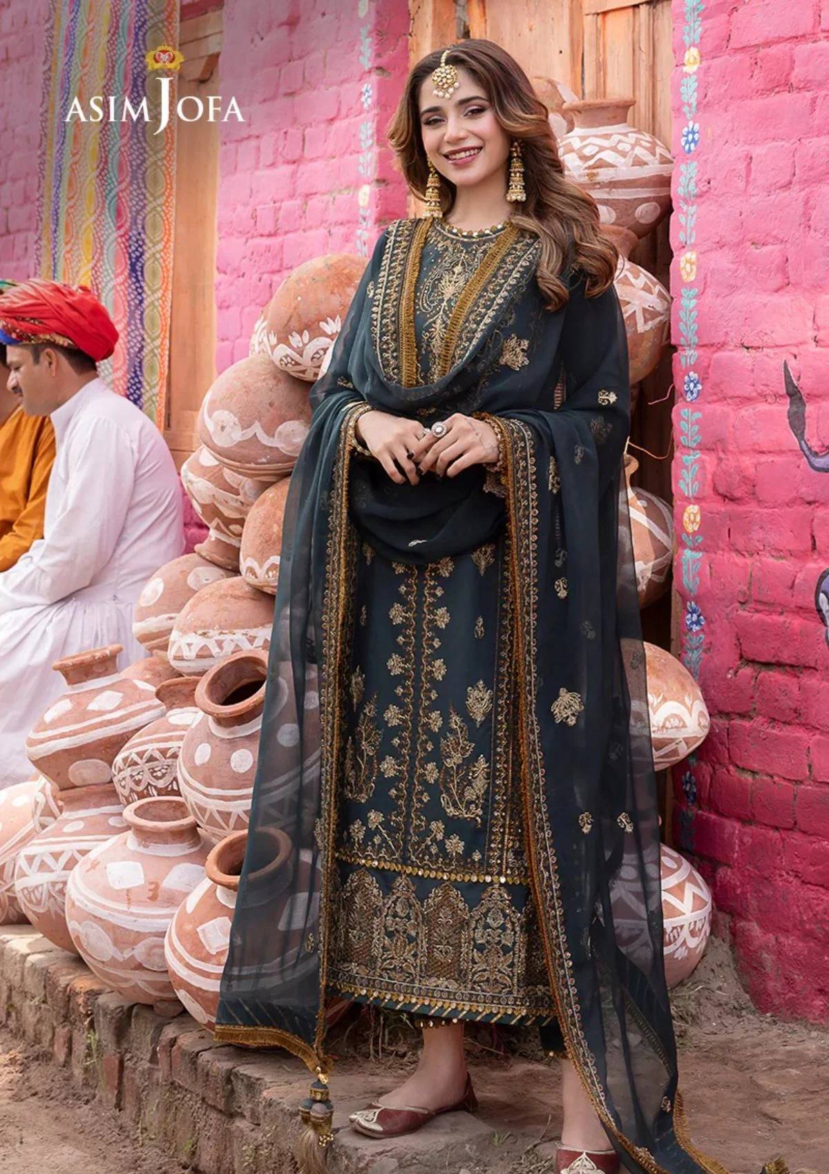 Formal Collection - Asim Jofa - Abresham - AJAB#07 - Official Asim Jofa - Agha Fabrics UK