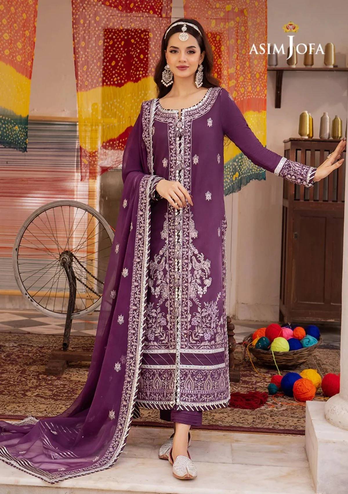 Formal Collection - Asim Jofa - Abresham - AJAB#08 - Official Asim Jofa - Agha Fabrics UK