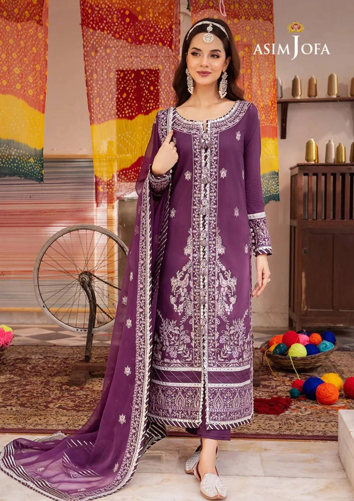 Formal Collection - Asim Jofa - Abresham - AJAB#08 - Official Asim Jofa - Agha Fabrics UK