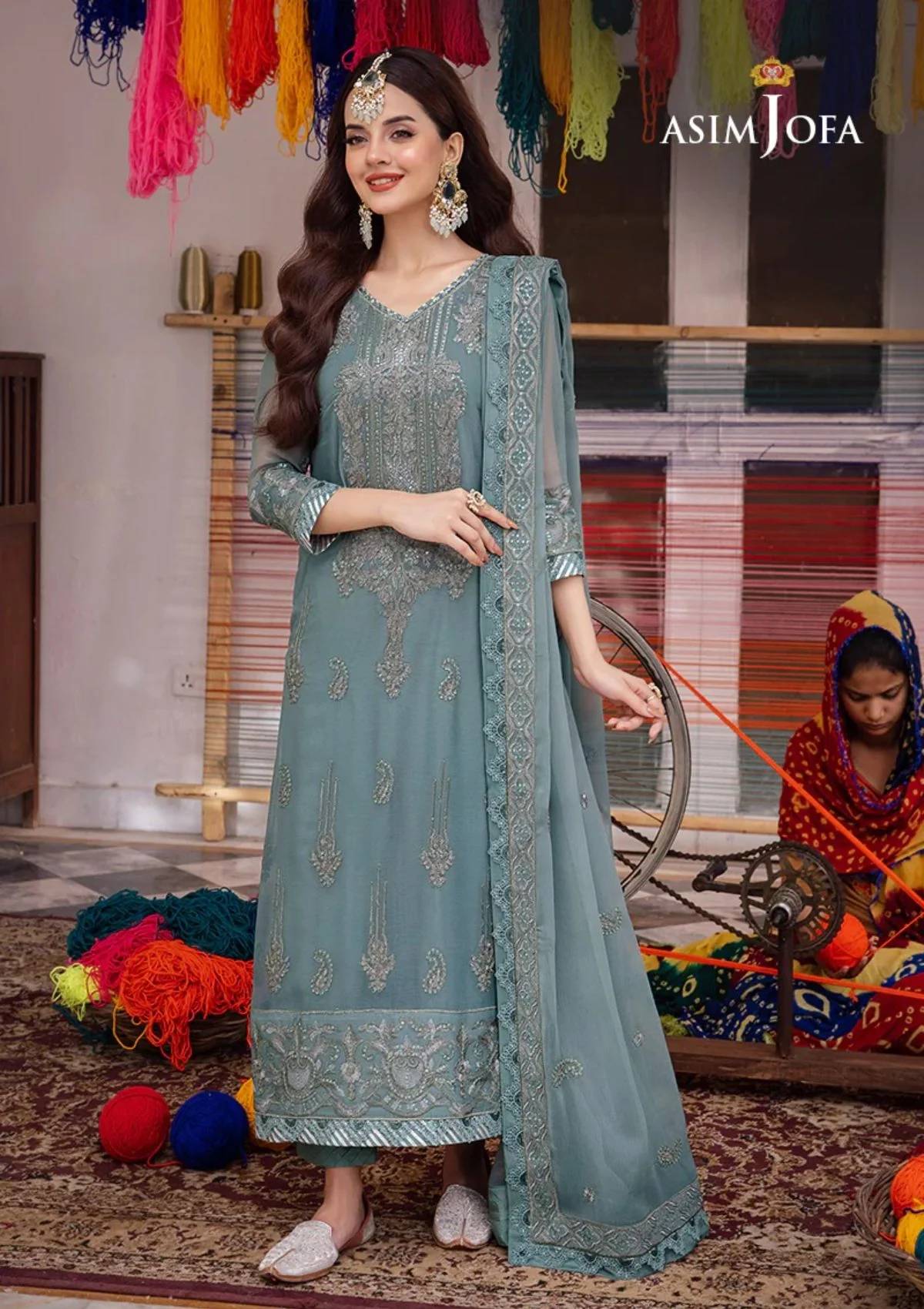 Formal Collection - Asim Jofa - Abresham - AJAB#23 - Official Asim Jofa - Agha Fabrics UK