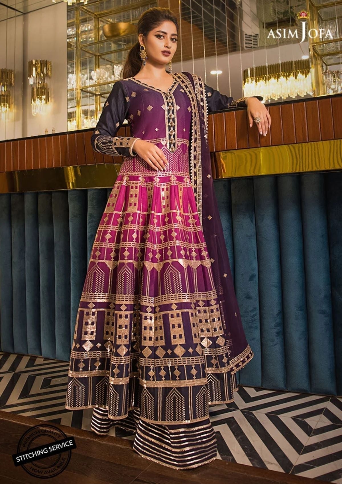 Formal Dress - Asim jofa - Jaan-E-Adaa - AJSE#11