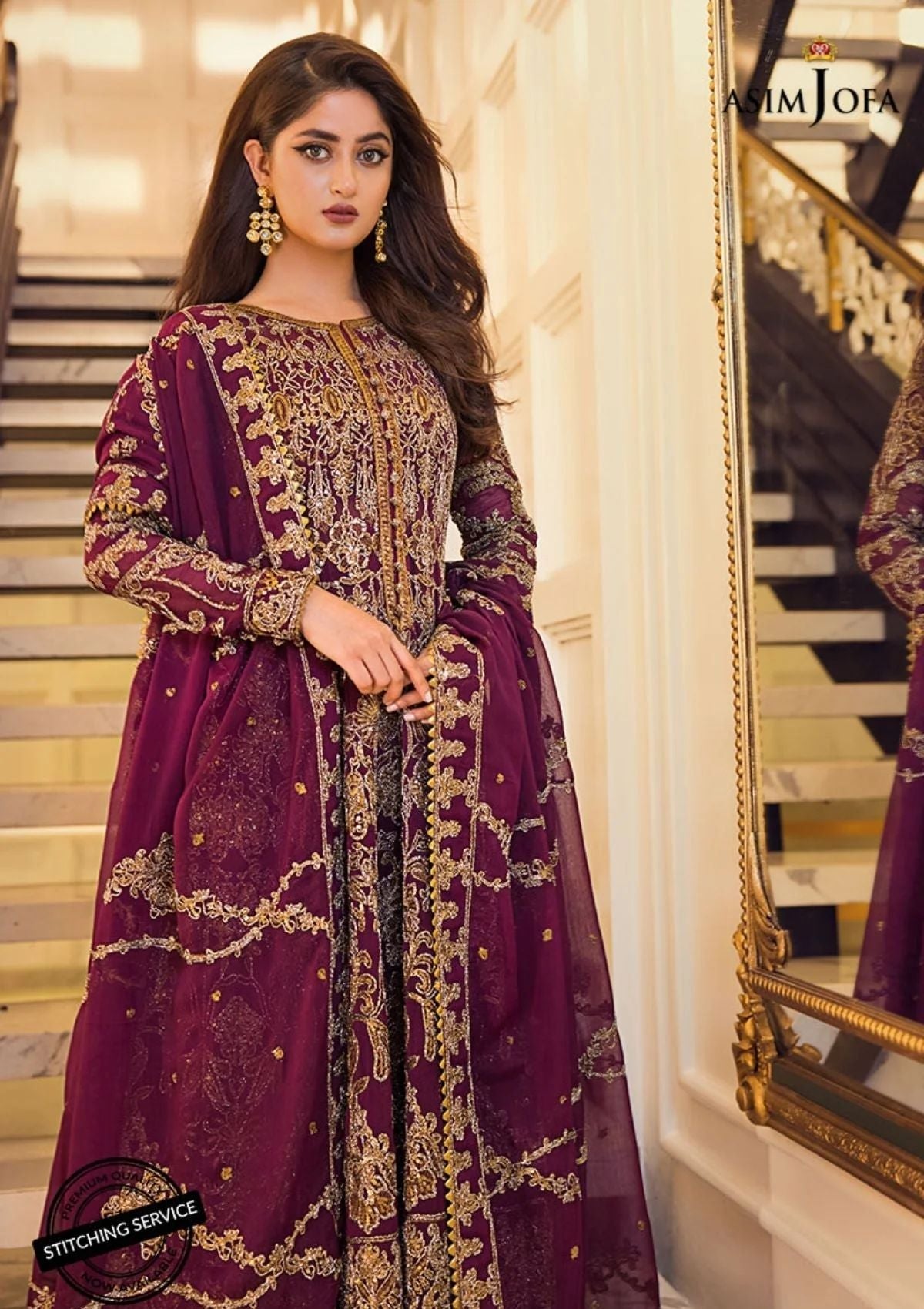 Formal Dress - Asim jofa - Jaan-E-Adaa - AJSE#7
