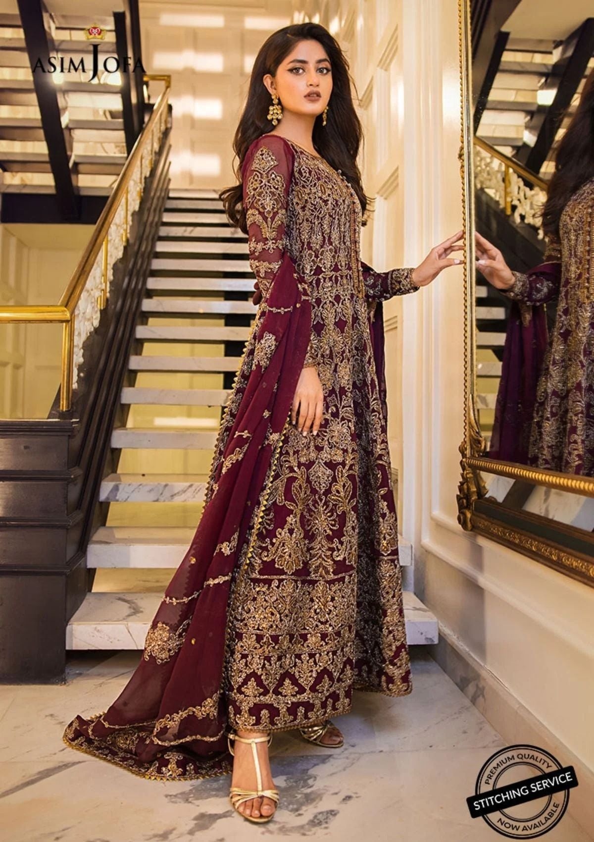 Formal Dress - Asim jofa - Jaan-E-Adaa - AJSE#7
