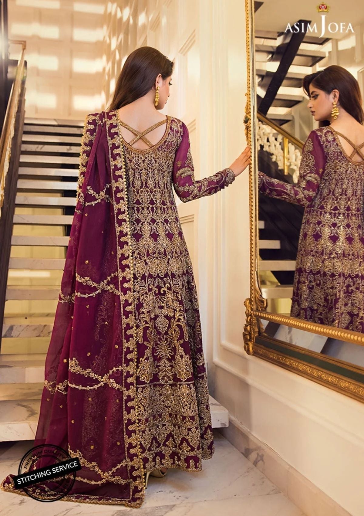 Formal Dress - Asim jofa - Jaan-E-Adaa - AJSE#7