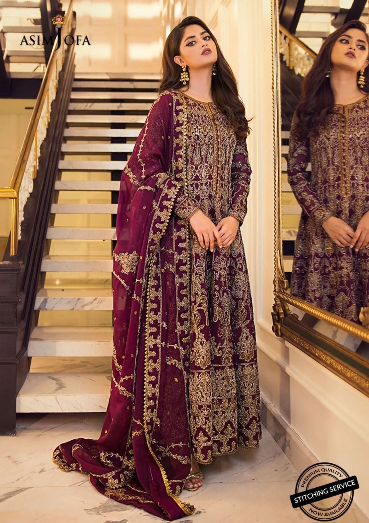 Formal Dress - Asim jofa - Jaan-E-Adaa - AJSE#7