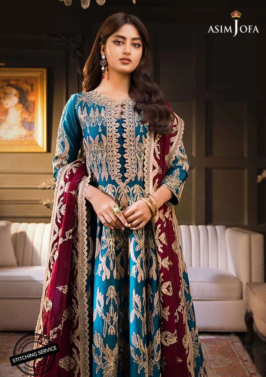 Formal Dress - Asim jofa - Jaan-E-Adaa - AJSE#9