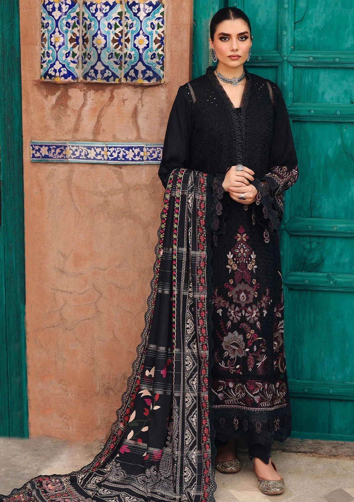 Winter Collection - Nureh - Maya Linen - NM24#83 - Official Nureh - Agha Fabrics UK