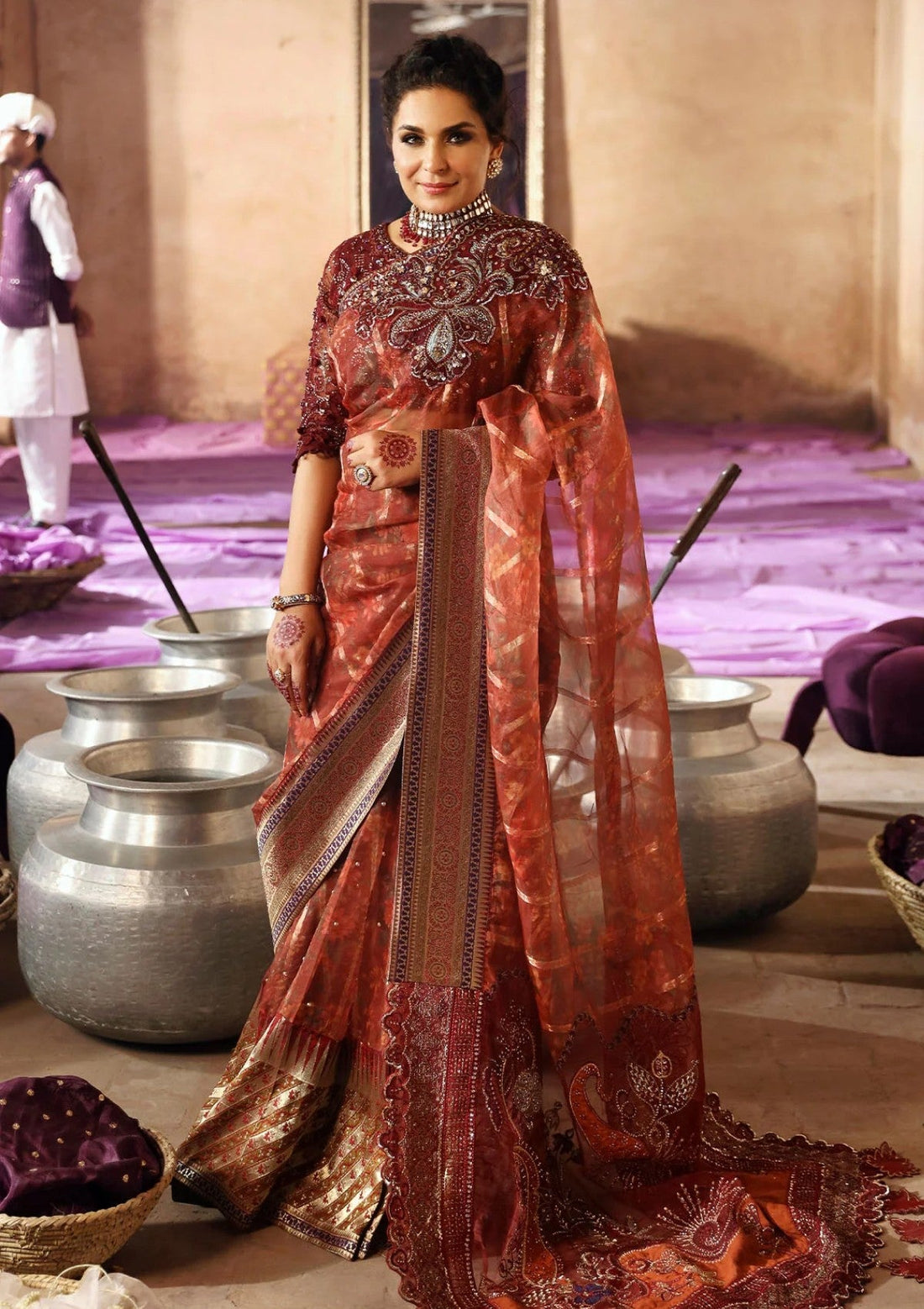 Formal Collection - Nureh - Jhoomro - NJ24#71 - GEHNA - Official Nureh - Agha Fabrics UK