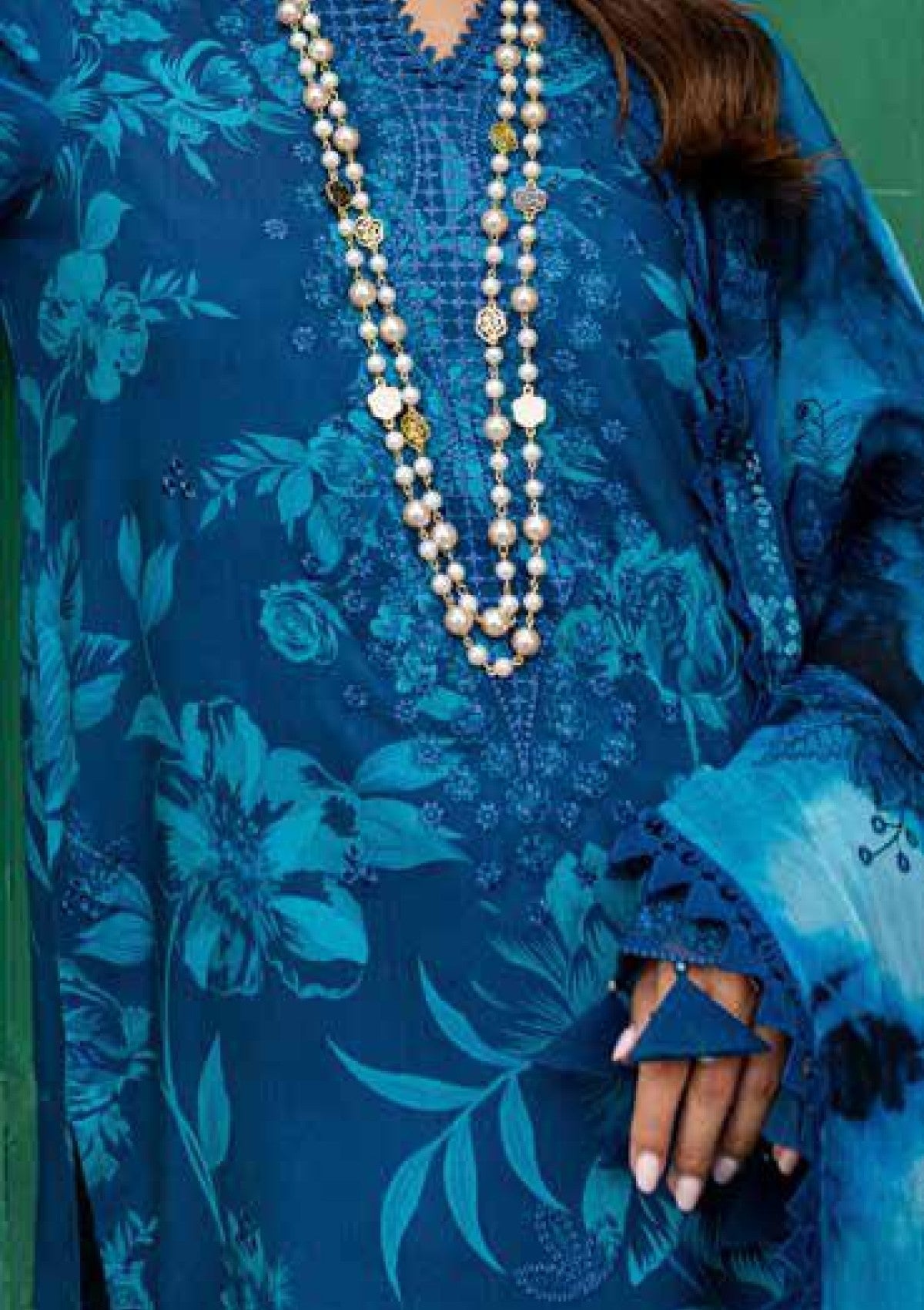 Winter Collection - Nureh - Gardenia - Slub Linen - NG24#161 - Official Nureh - Agha Fabrics UK