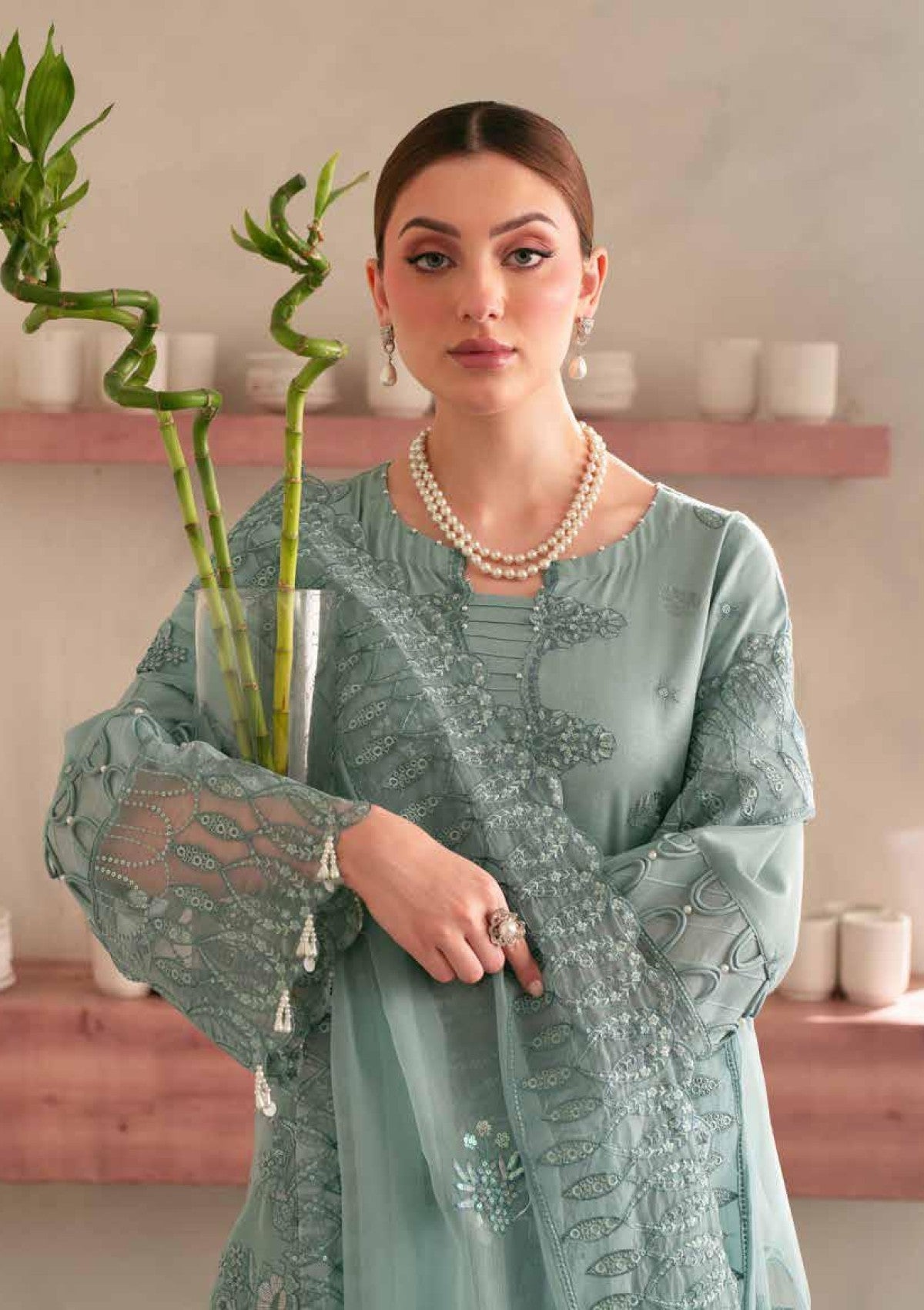 Winter Collection - Nureh - Exclusive Karandi - NK24#100 - Official Nureh - Agha Fabrics UK