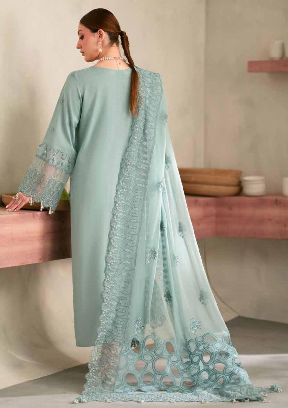 Winter Collection - Nureh - Exclusive Karandi - NK24#100 - Official Nureh - Agha Fabrics UK