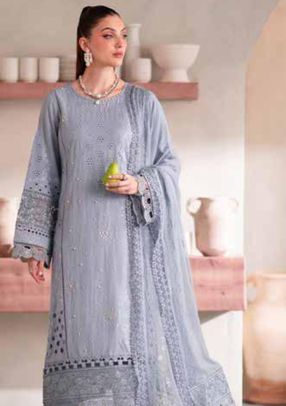 Winter Collection - Nureh - Exclusive Karandi - NK24#103 - Official Nureh - Agha Fabrics UK