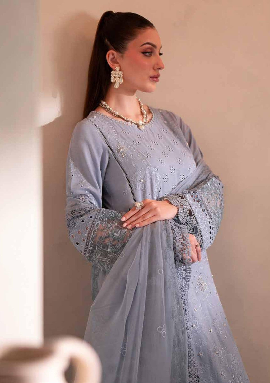 Winter Collection - Nureh - Exclusive Karandi - NK24#103 - Official Nureh - Agha Fabrics UK