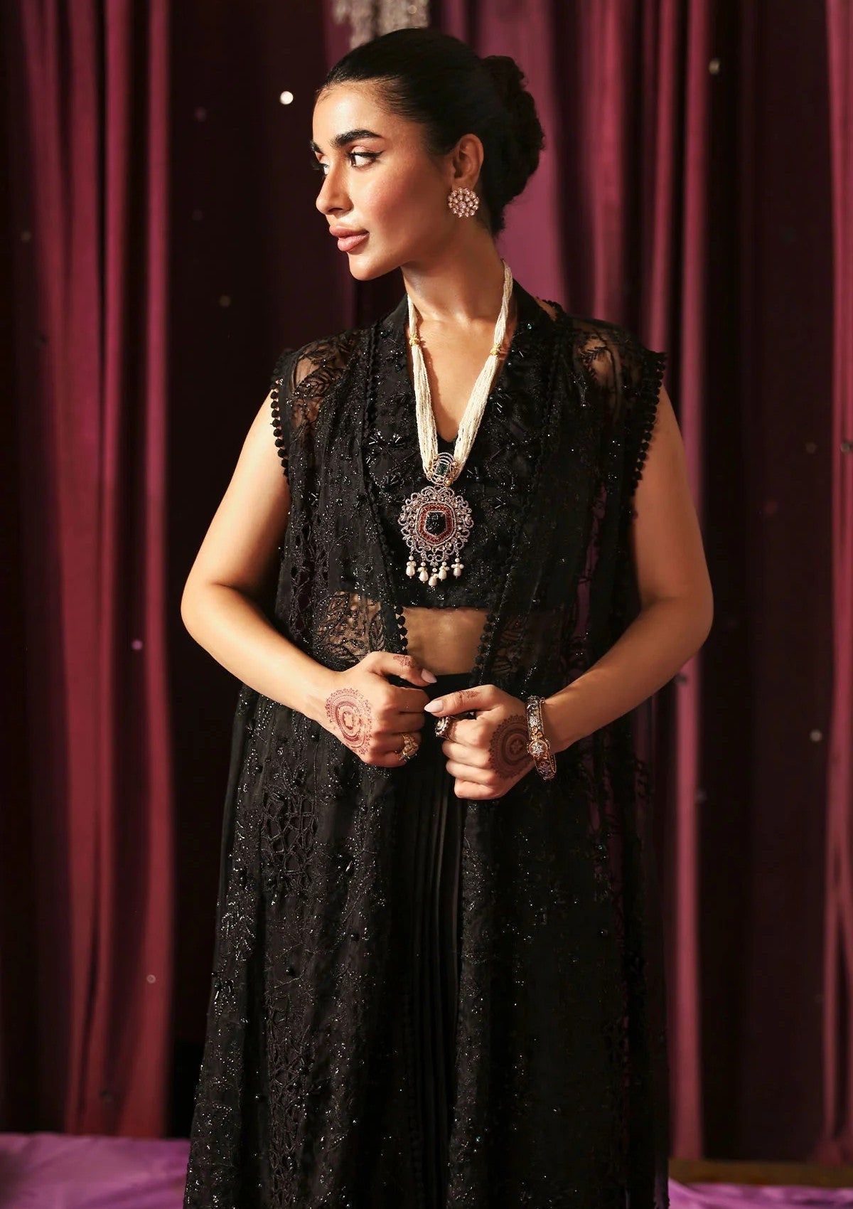 Formal Collection - Nureh - Jhoomro - NJ24#73 - MAYA - Official Nureh - Agha Fabrics UK