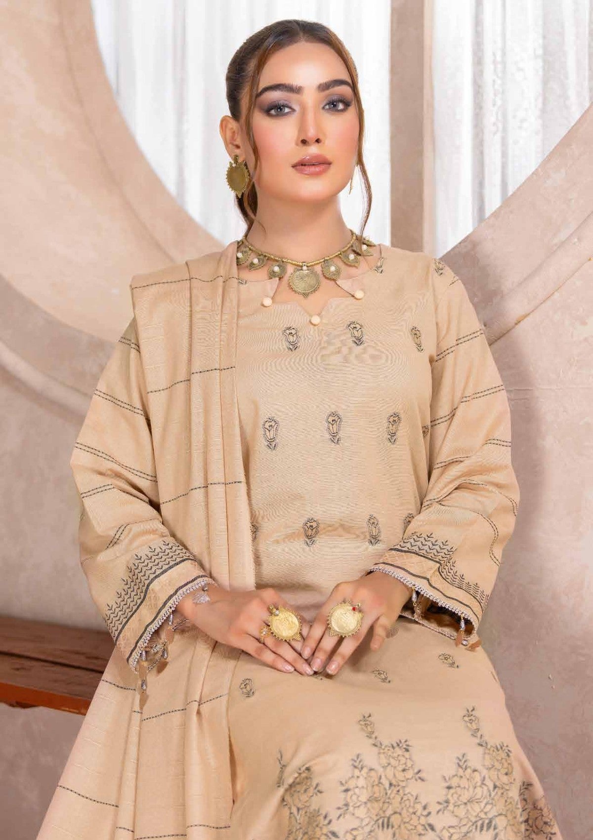 Winter Collection - Bin Rashid - Lok Virsa - BL24#05 - Official Bin Rashid - Agha Fabrics UK