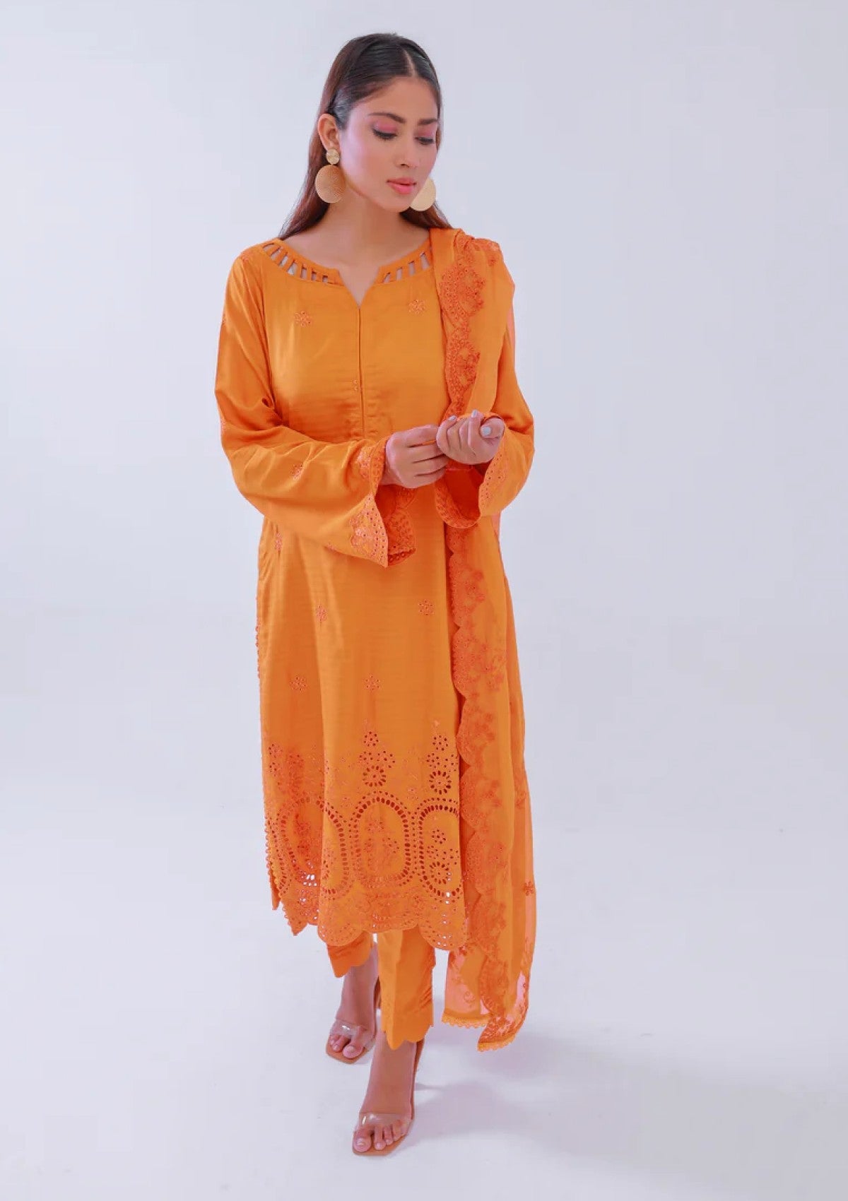 Winter Collection - Almish - Unstitched 24 - D#579 - Orchid - Official Almish - Agha Fabrics UK