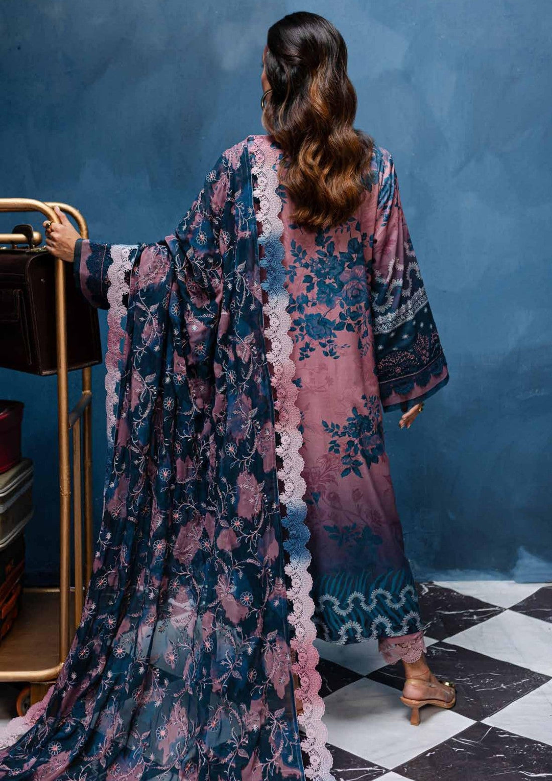 Winter Collection - Nureh - Gardenia - Slub Linen - NG24#167 - Official Nureh - Agha Fabrics UK