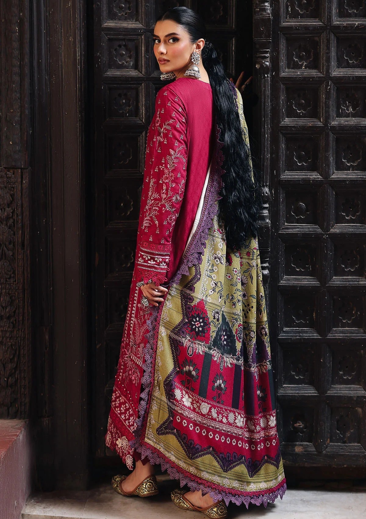 Winter Collection - Nureh - Maya Linen - NM24#80 - Official Nureh - Agha Fabrics UK