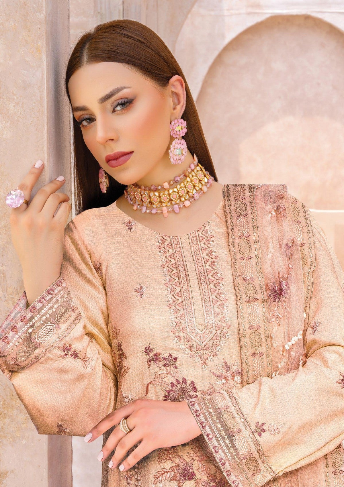 Winter Collection - Mah'e Rooh - Rivaaj - MR24#1214 - Official Mah'e Rooh - Agha Fabrics UK