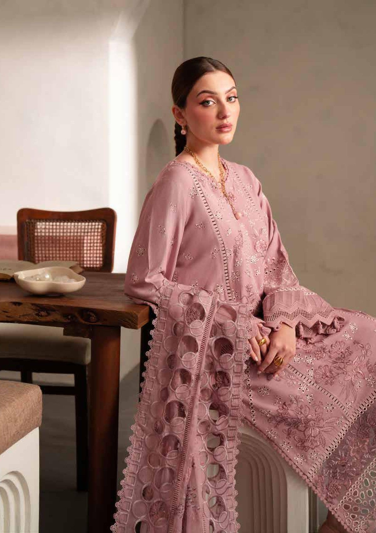 Winter Collection - Nureh - Exclusive Karandi - NK24#102 - Official Nureh - Agha Fabrics UK