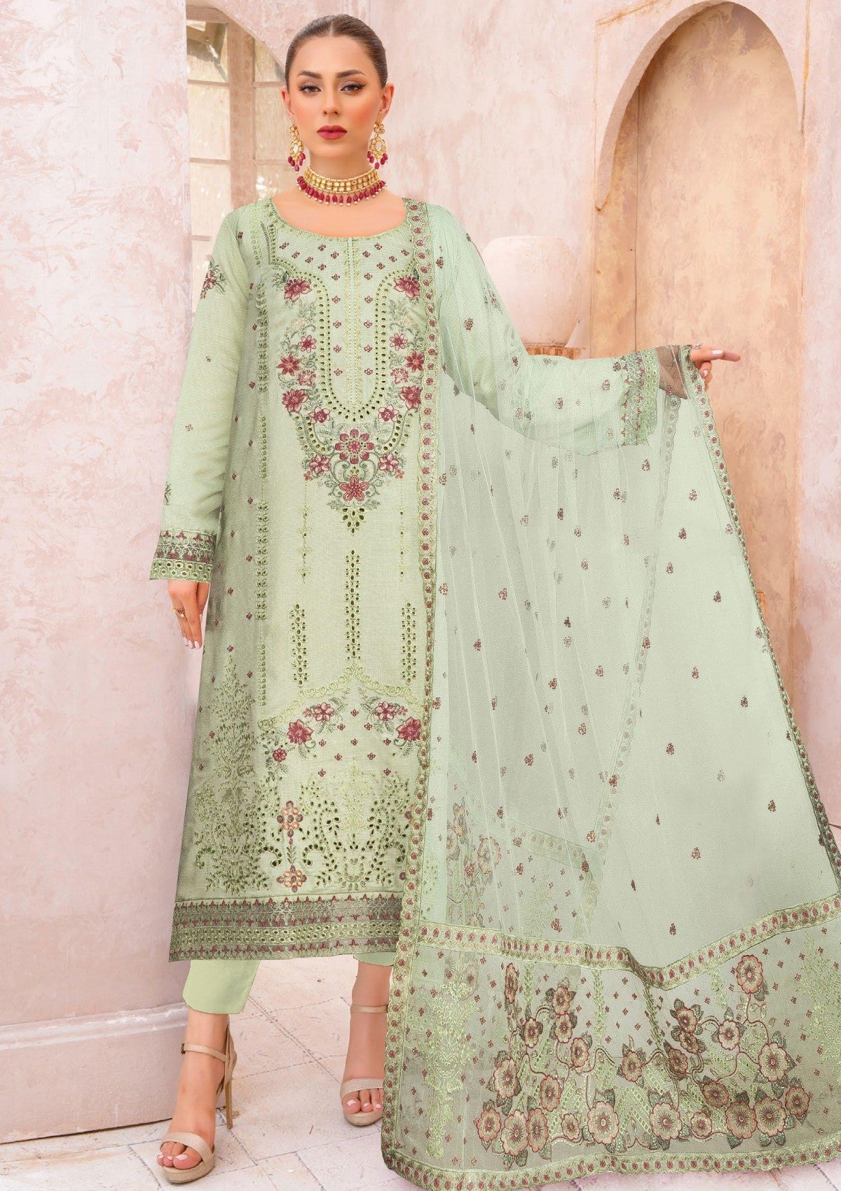 Winter Collection - Mah'e Rooh - Rivaaj - MR24#1215 - Official Mah'e Rooh - Agha Fabrics UK
