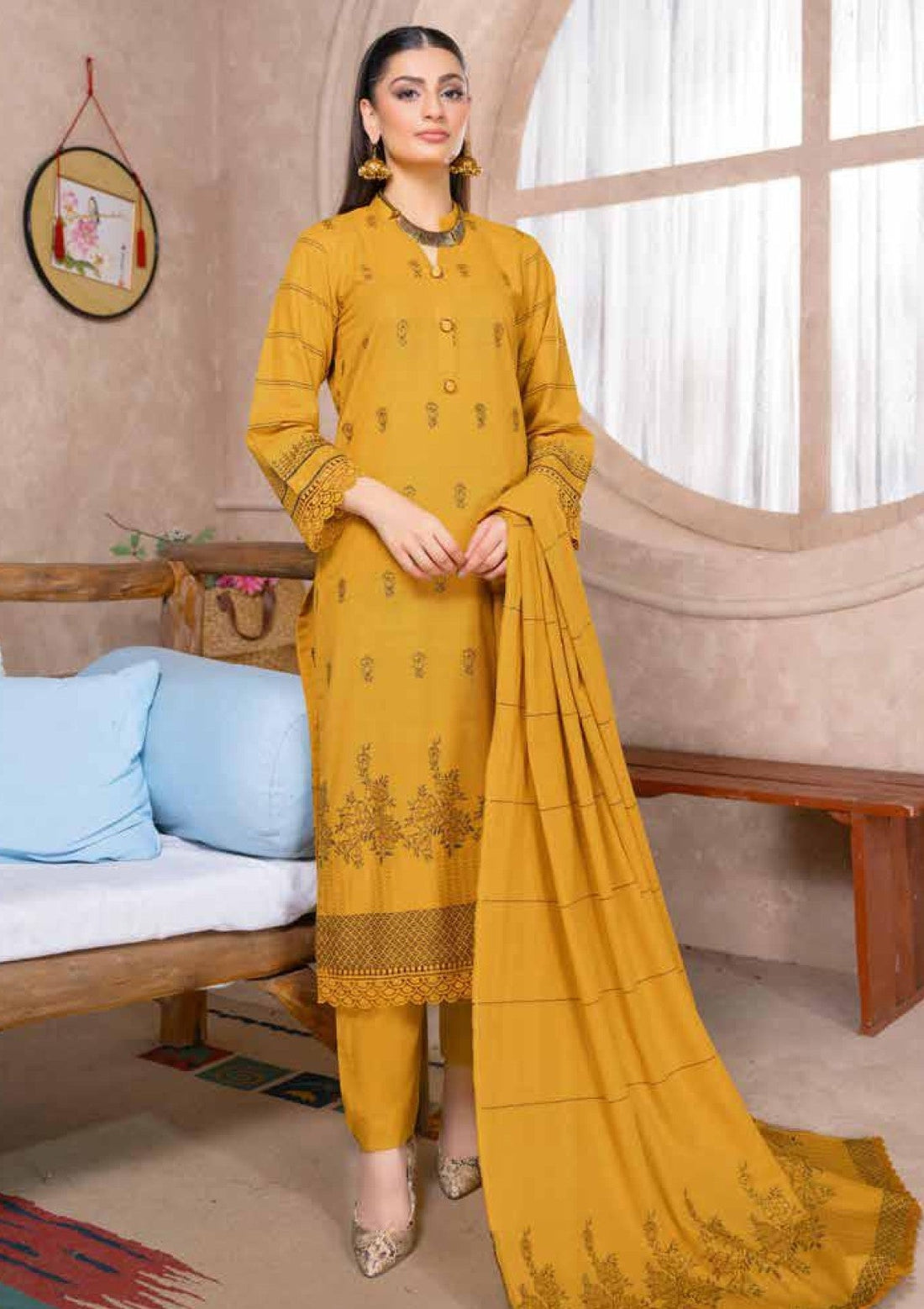 Winter Collection - Bin Rashid - Lok Virsa - BL24#09 - Official Bin Rashid - Agha Fabrics UK