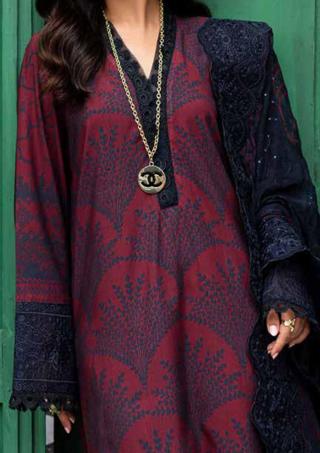 Winter Collection - Nureh - Gardenia - Slub Linen - NG24#159 - Official Nureh - Agha Fabrics UK