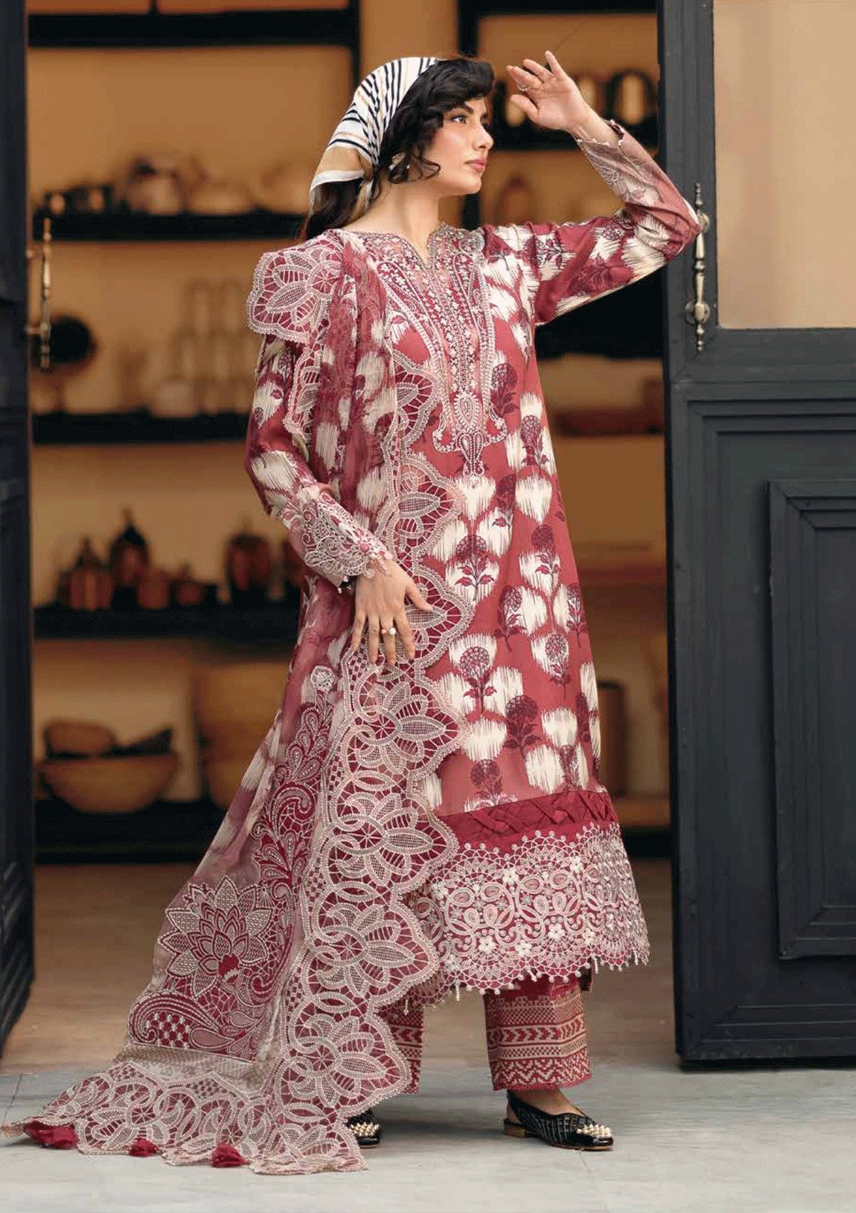 Winter Collection - Nureh - Glam Girl - Viscose Crepe - GL24#20 - Official Nureh - Agha Fabrics UK